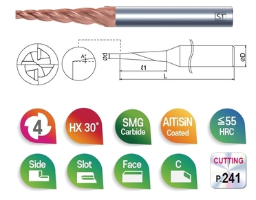 <span>4TE</span> 4F Tapered End Mill
