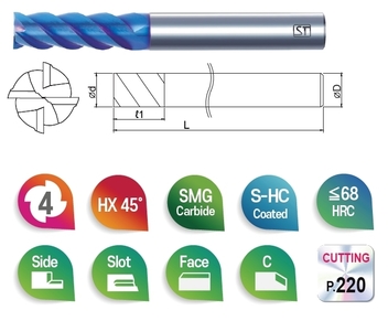 <span>4SHH</span> <br /> 4F Square End for Super Hardened Steels(H/X45