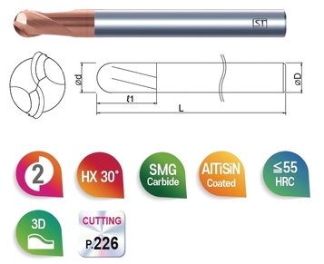 <span>2BS</span> 2F Ball End-Short