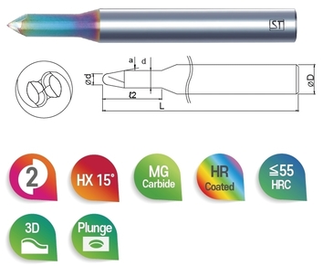 <span>2EBTHR</span> 2F Engraving Ball Tapered for Multi Purpose
